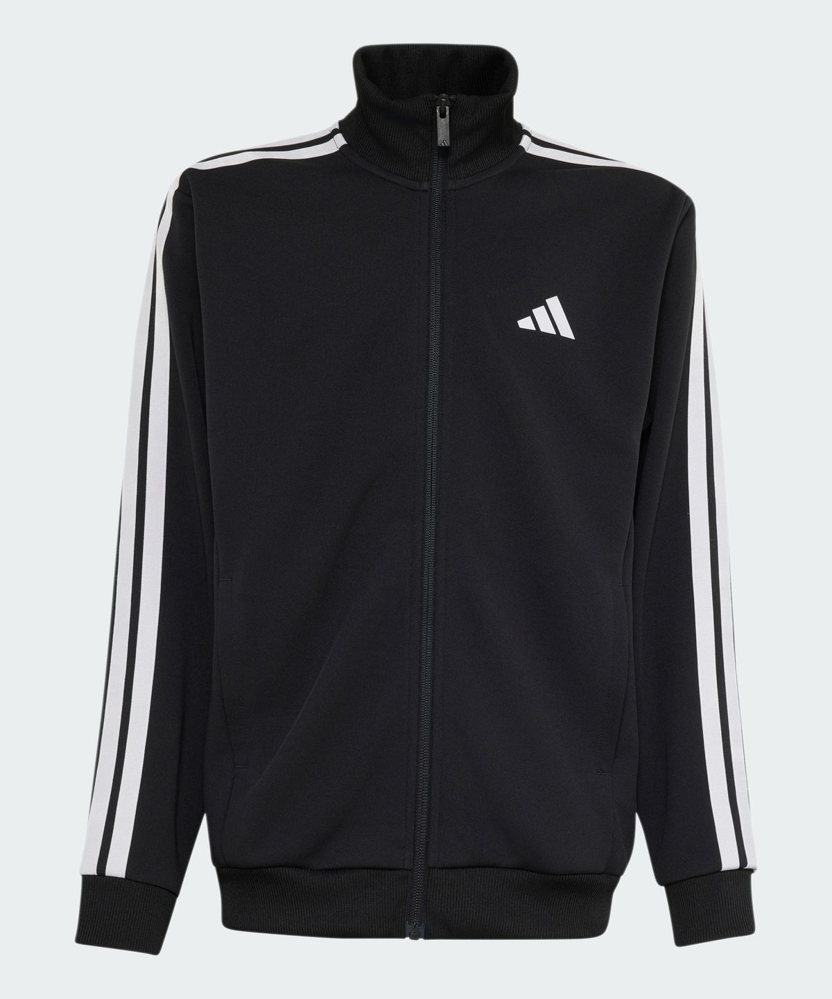 아디다스 키즈(ADIDAS KIDS) 키즈 에센셜 3-스트라이프 루즈 핏 더블니트 트랙탑 KU6461