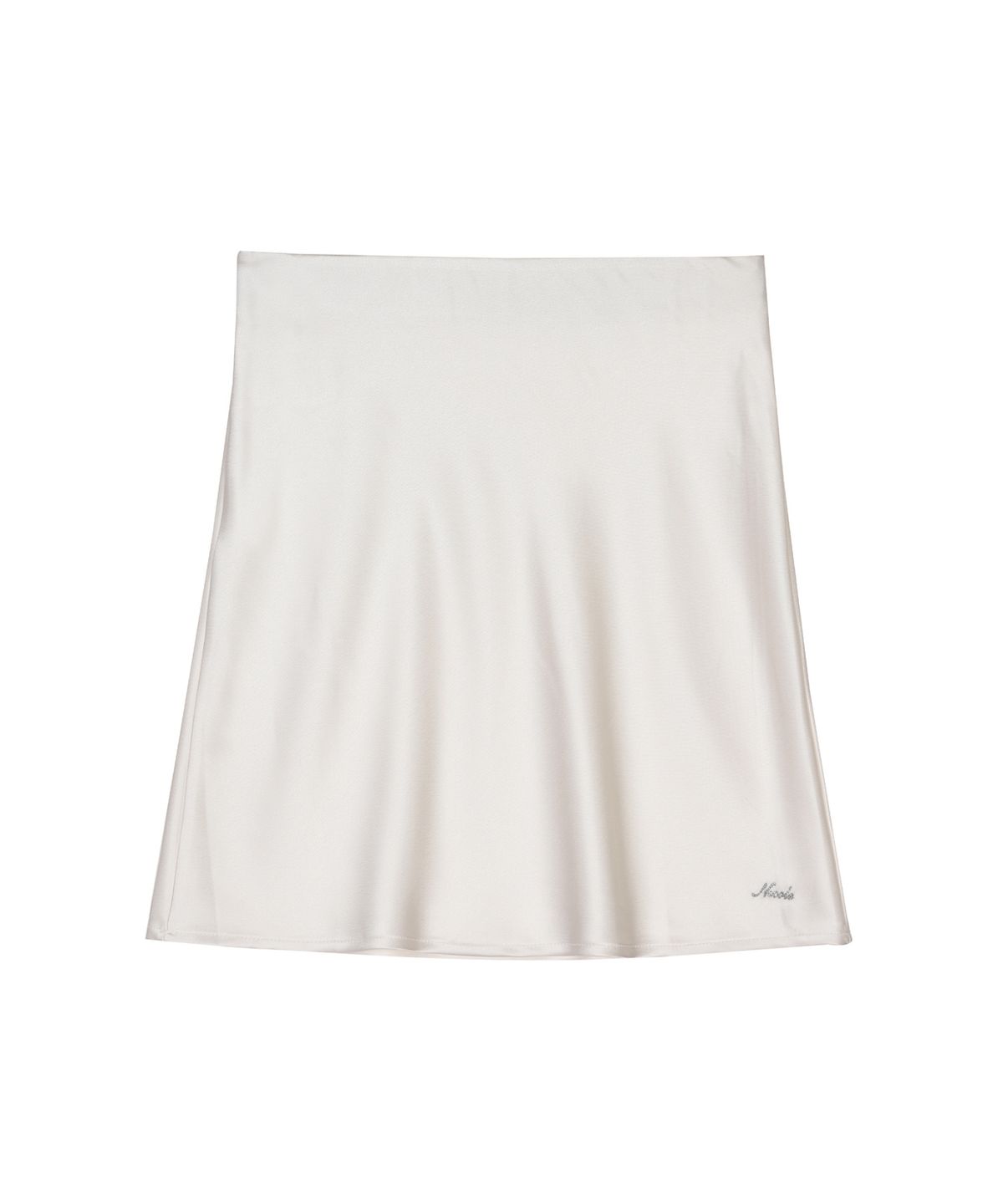 닉앤니콜(NICK&NICOLE) SATIN SLIP SKIRT_WHITE