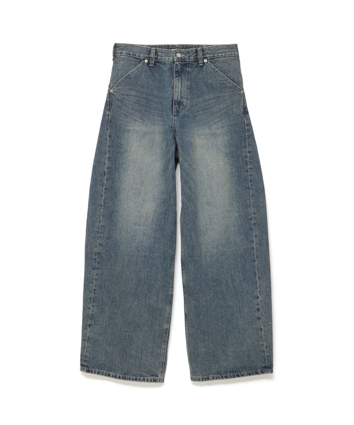 해칭룸(HATCHINGROOM) Wide Curve Jeans Vintage Blue