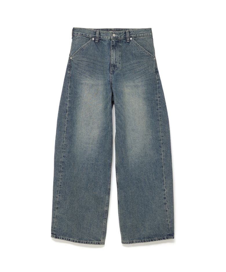 Wide Curve Jeans Vintage Blue