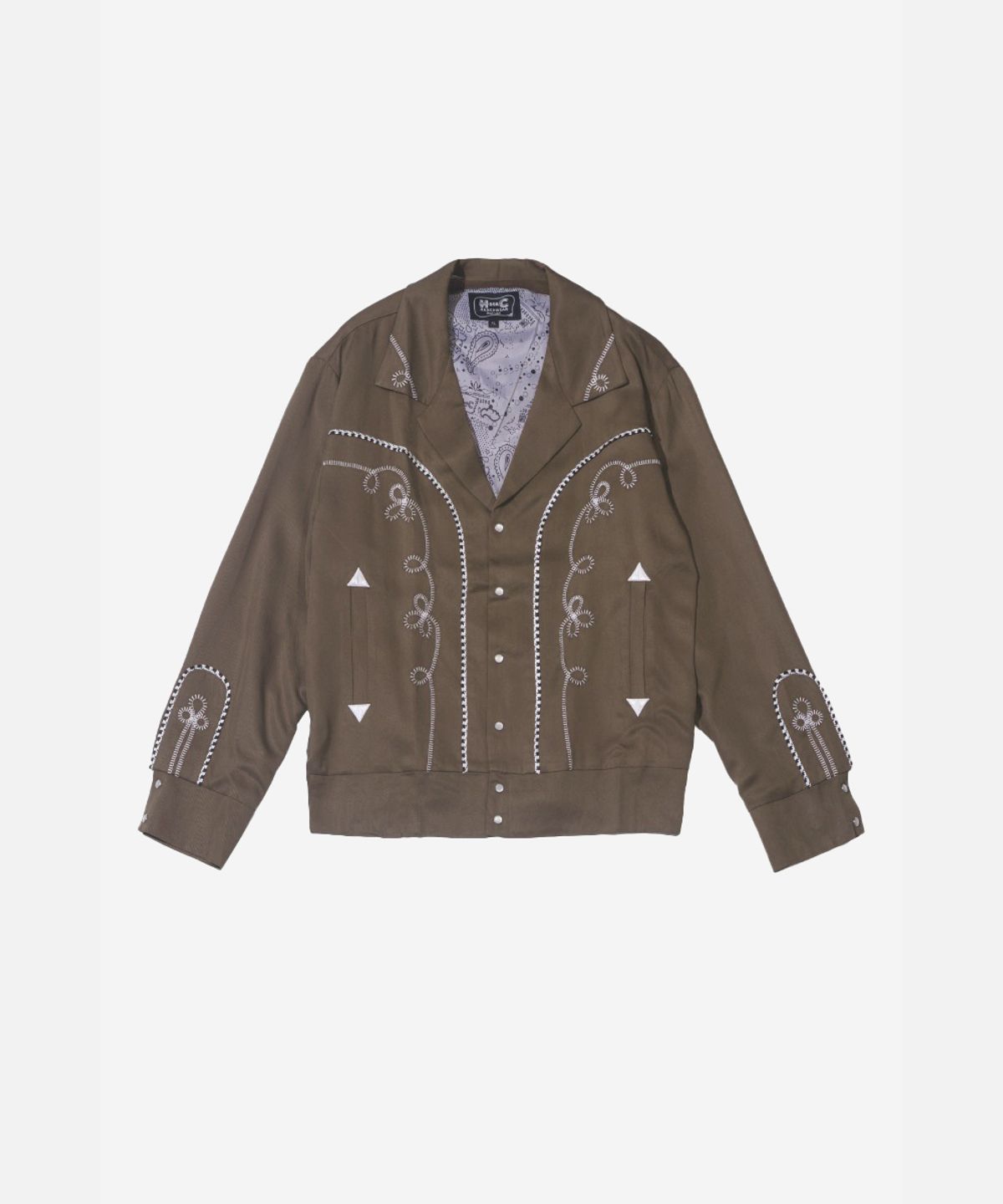 에이치바씨(HBARC) BOLERO MENS JACKET - COCOA/WHITE