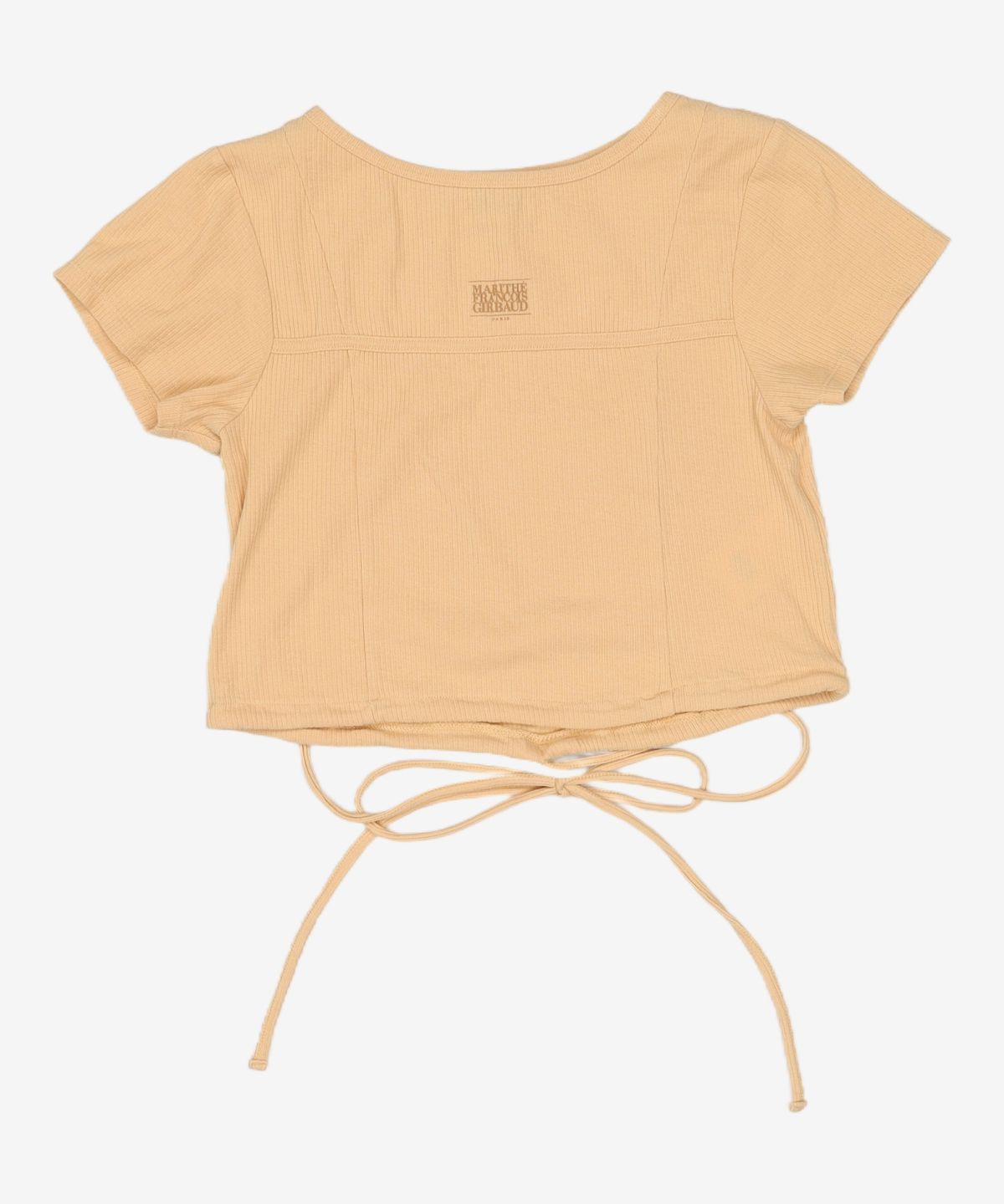마리떼 프랑소와 저버(MARITHÉ + FRANҪOIS GIRBAUD) W BOAT NECK HALF SLEEVE TEE orange OS