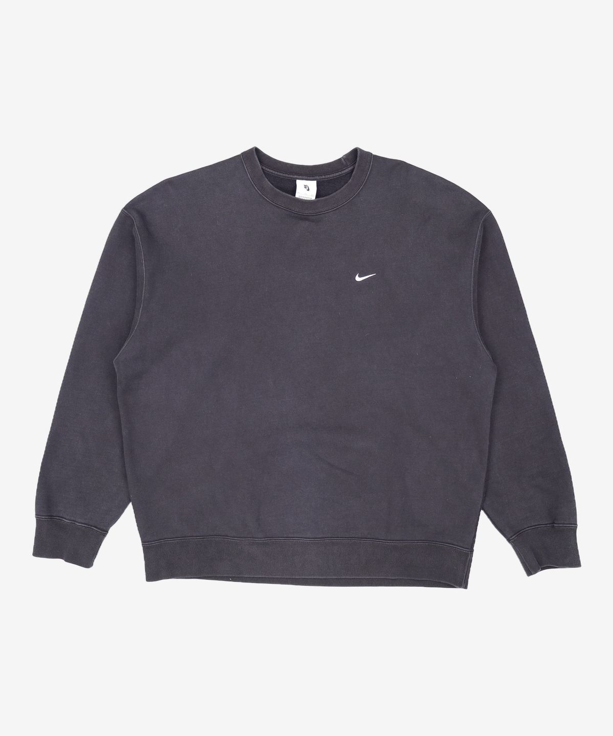 나이키(NIKE) 솔로 스우시 플리스 크루 M - 블랙:화이트 / DX1362-010 XXL
