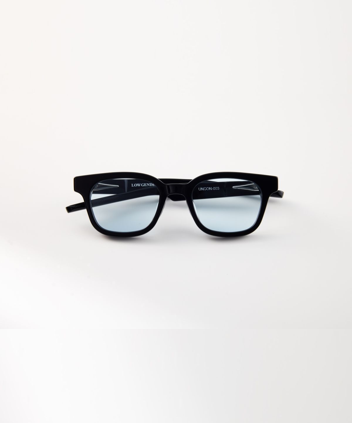 로우 젠더(LOW GENDER) UNCON NO.003 - BLACK(BLUE LENS)