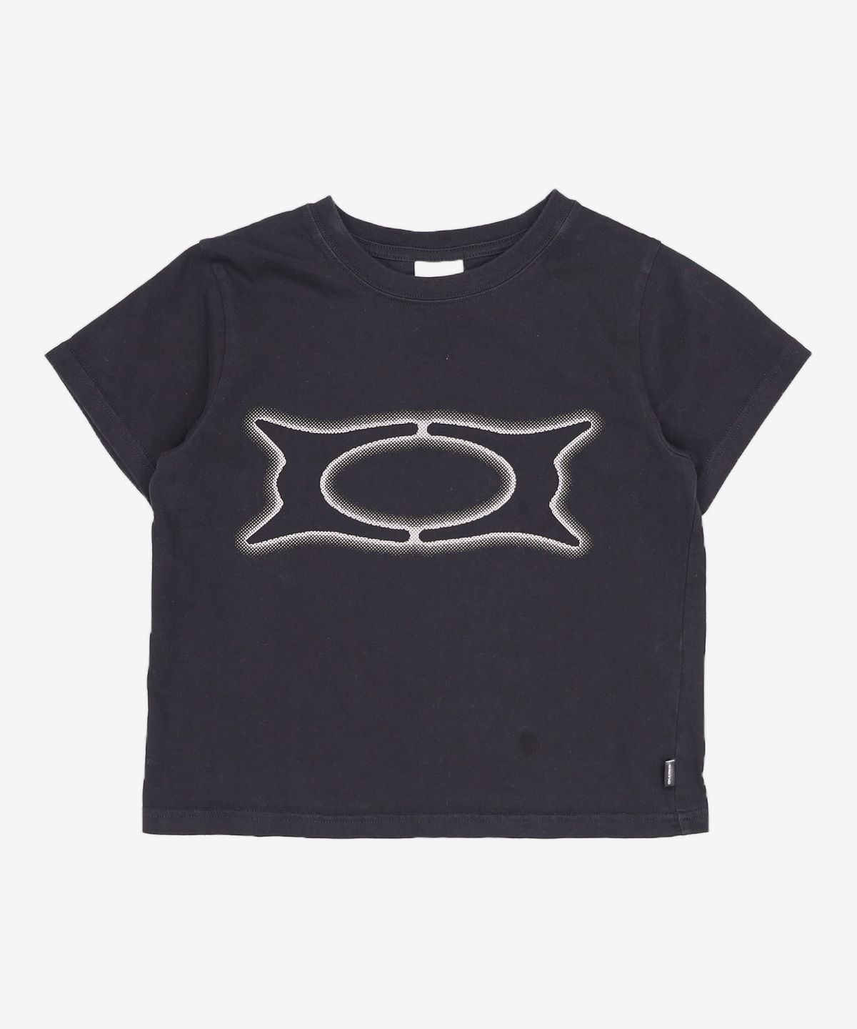 크리틱(CRITIC) WORMHOLE LOGO CROP FIT T-SHIRTS BLACK FREE