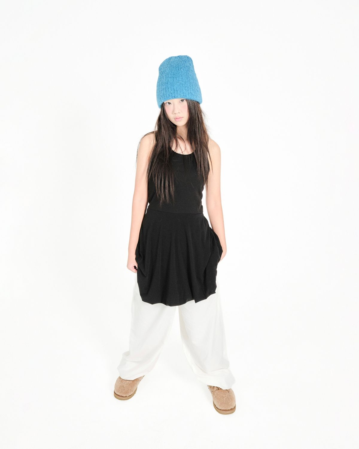 애프터썸머(AFTERSUMMER) Back Stripe Pocket Pants (white)