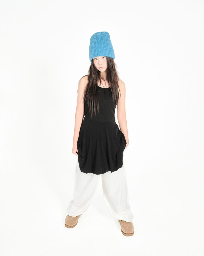 Back Stripe Pocket Pants (white)