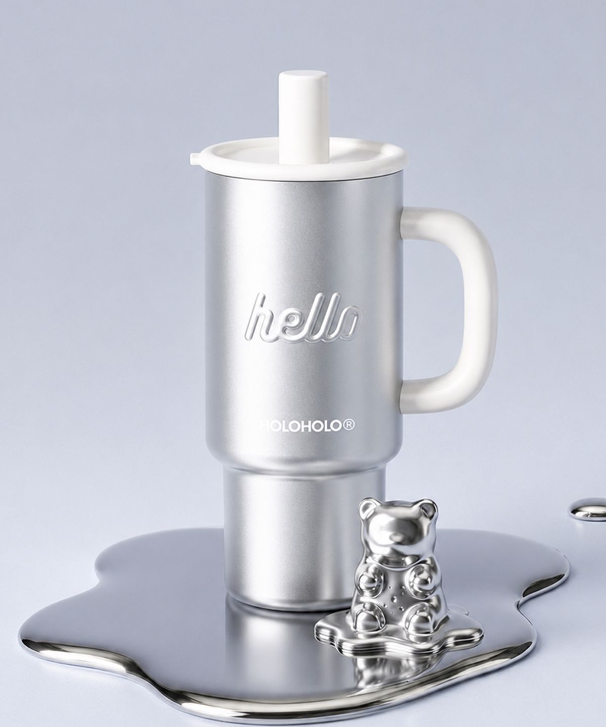 홀로홀로(HOLOHOLO) 버블 텀블러 1000ml 스틸