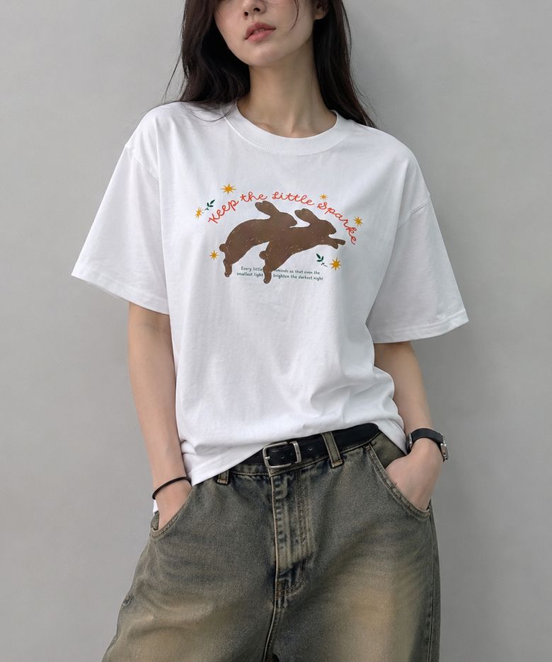 KEEP THE SPARK T-SHIRTS (White)