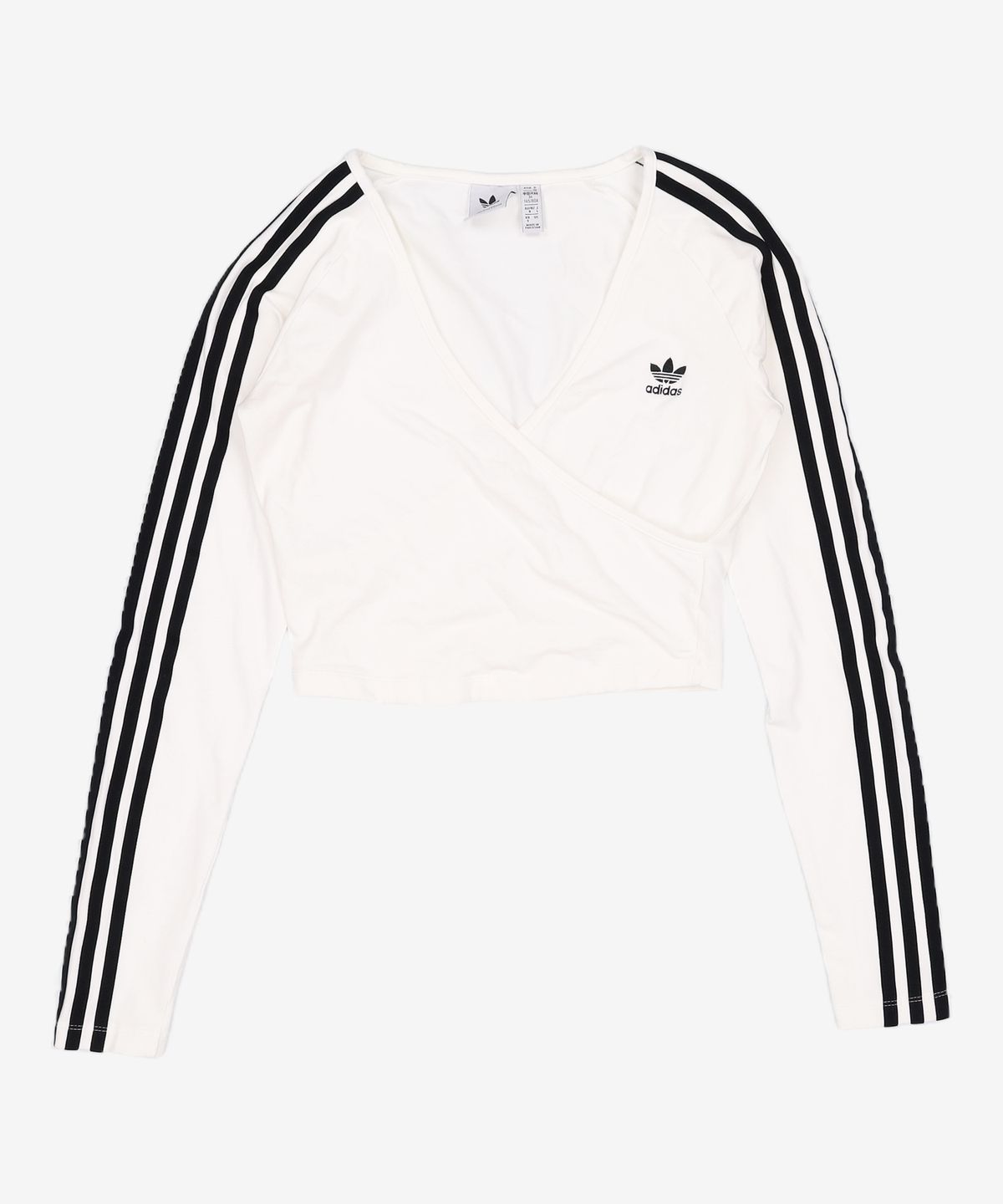 아디다스(ADIDAS) 클래식 크롭 티 - 화이트 / HC2030 S