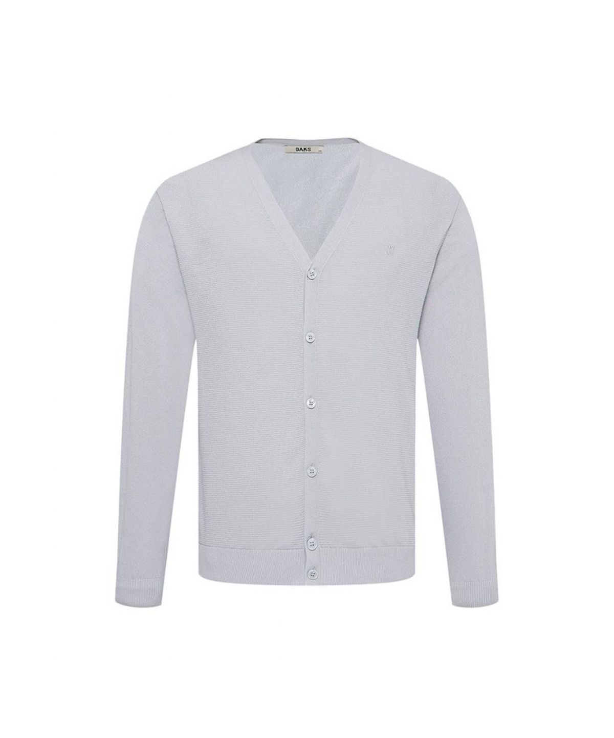 닥스셔츠(DAKS SHIRTS) 면혼방 브이넥 가디건 컴포트슬림핏 그레이_DMS1SWCD200G1