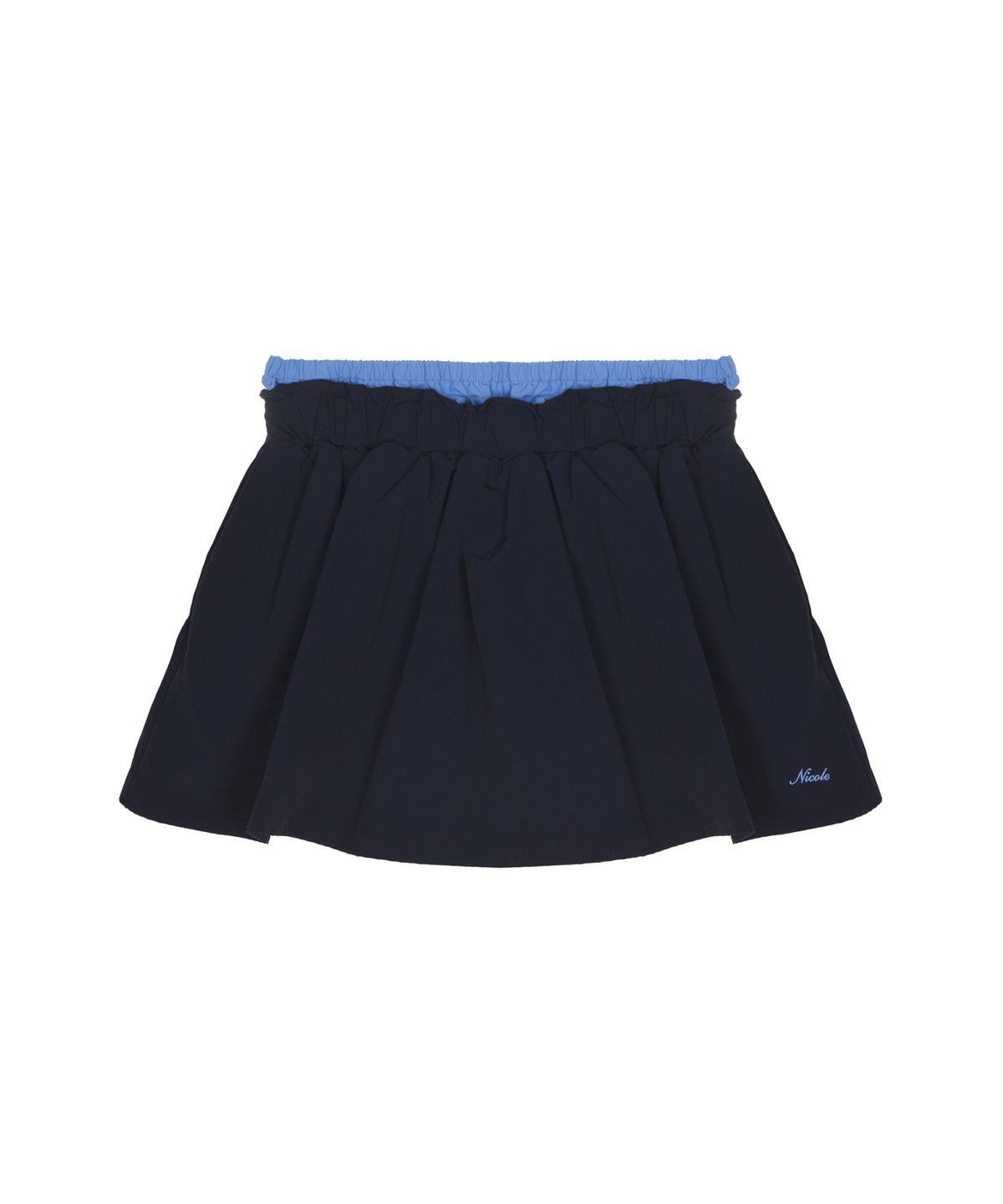 닉앤니콜(NICK&NICOLE) MINI LAYERED SKIRT PANTS_NAVY