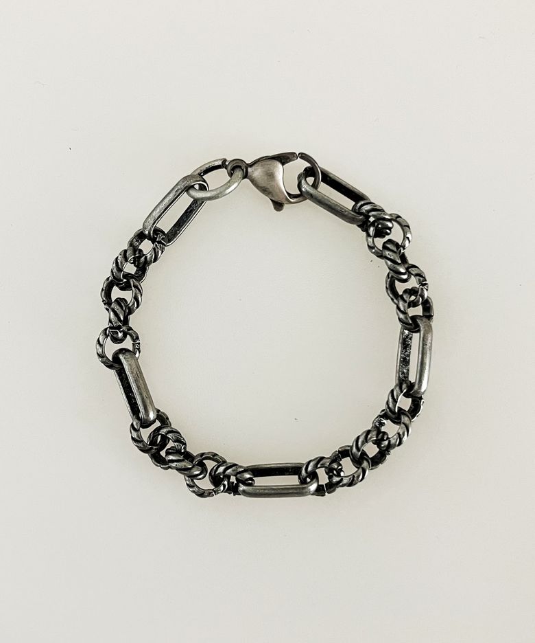[팔찌][써지컬스틸]48 Chain bracelet Vintage Silver