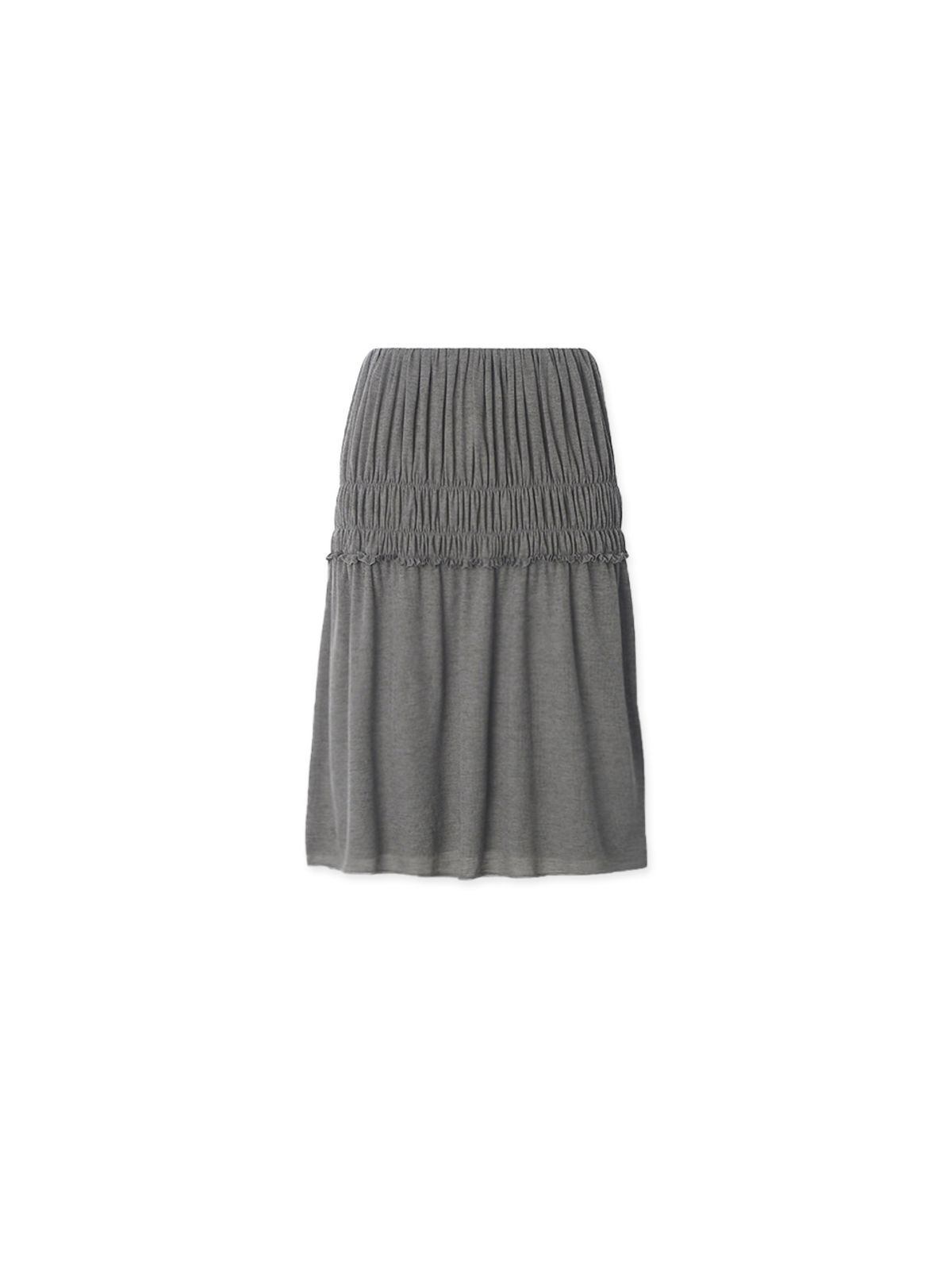 콜로신스(COLOCYNTH) Popo Midi Skirt Charcoal