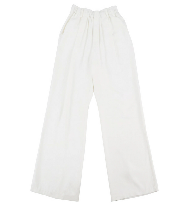 BANDING DRAPE WIDE PANTS