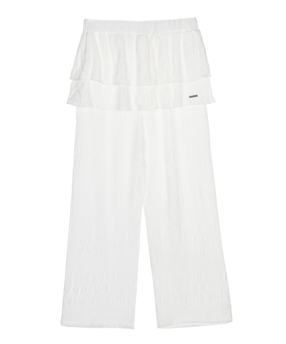 닉앤니콜(NICK&NICOLE) LACE RUFFLE SKIRT PANTS_IVORY