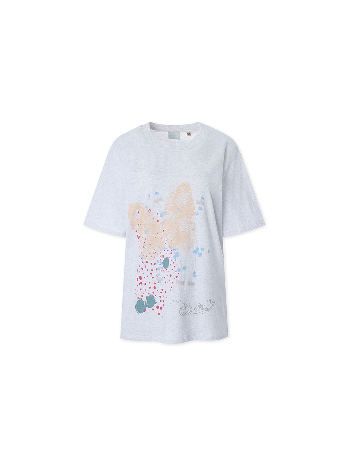 콜로신스(COLOCYNTH) Greta Fly T-Shirts White Melange