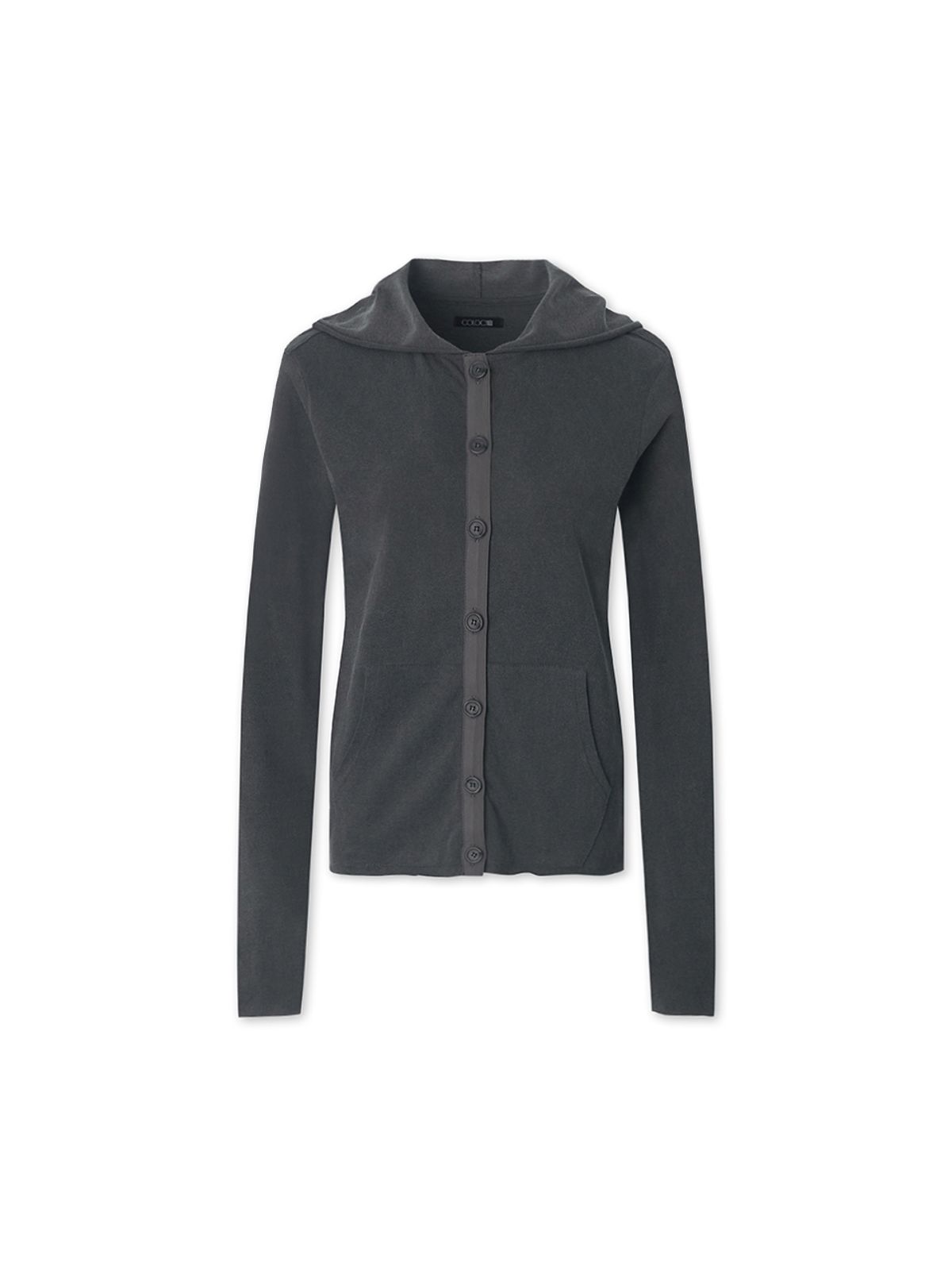 콜로신스(COLOCYNTH) Coda Hood Cardigan Charcoal