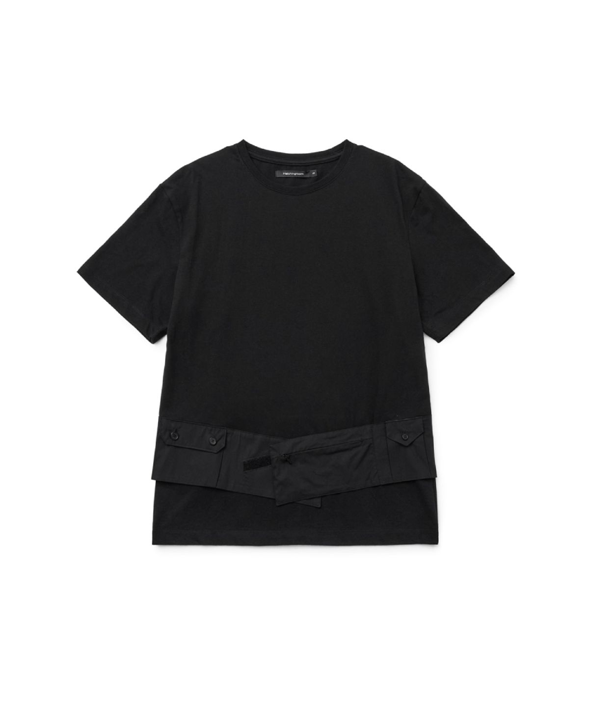 해칭룸(HATCHINGROOM) Belted Tee Black