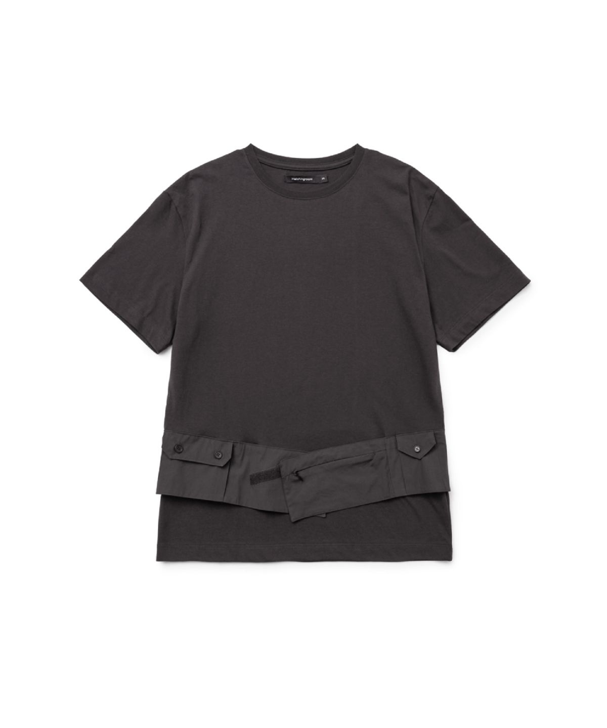 해칭룸(HATCHINGROOM) Belted Tee Dark Purple