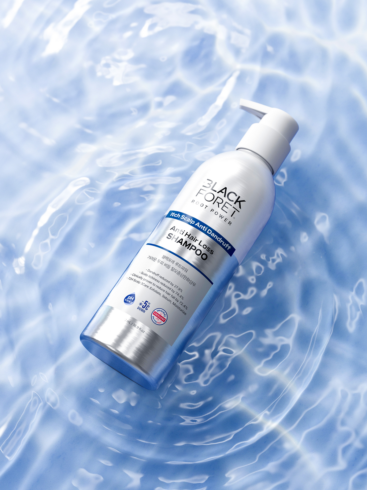 블랙포레(BLACKFORET) 블랙포레 루트파워 비듬케어 탈모샴푸 500ml
