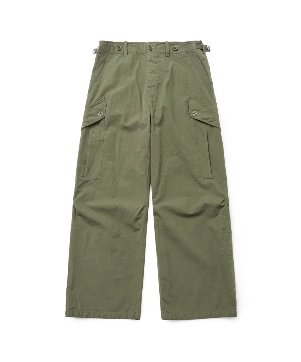 해칭룸(HATCHINGROOM) Curved Cargo Pants Khaki