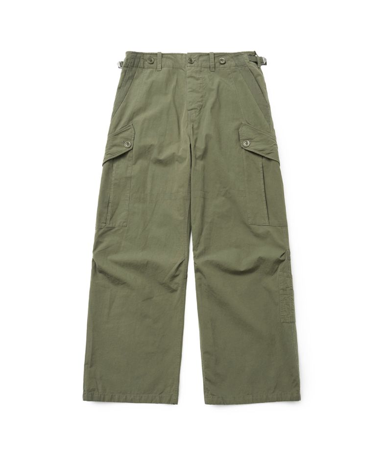 Curved Cargo Pants Khaki