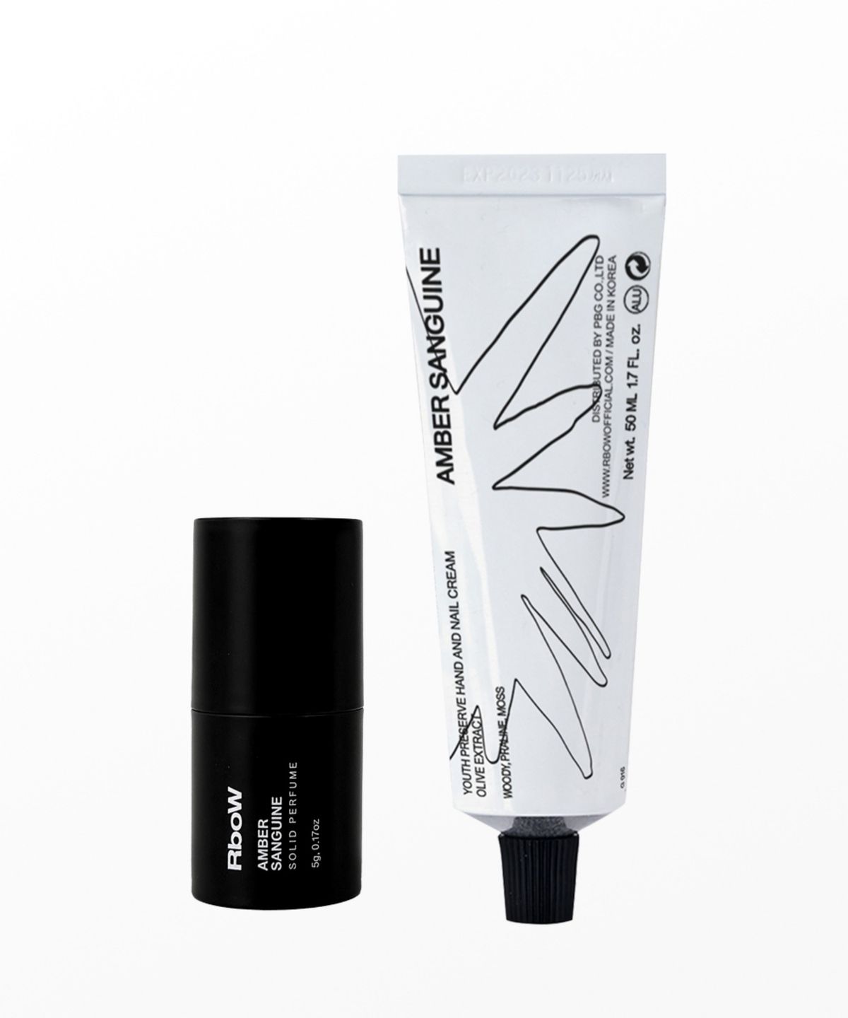 알보우(RBOW) 솔리드 퍼퓸 앰버 생귄(+앰버 생귄 핸드크림 50ml)