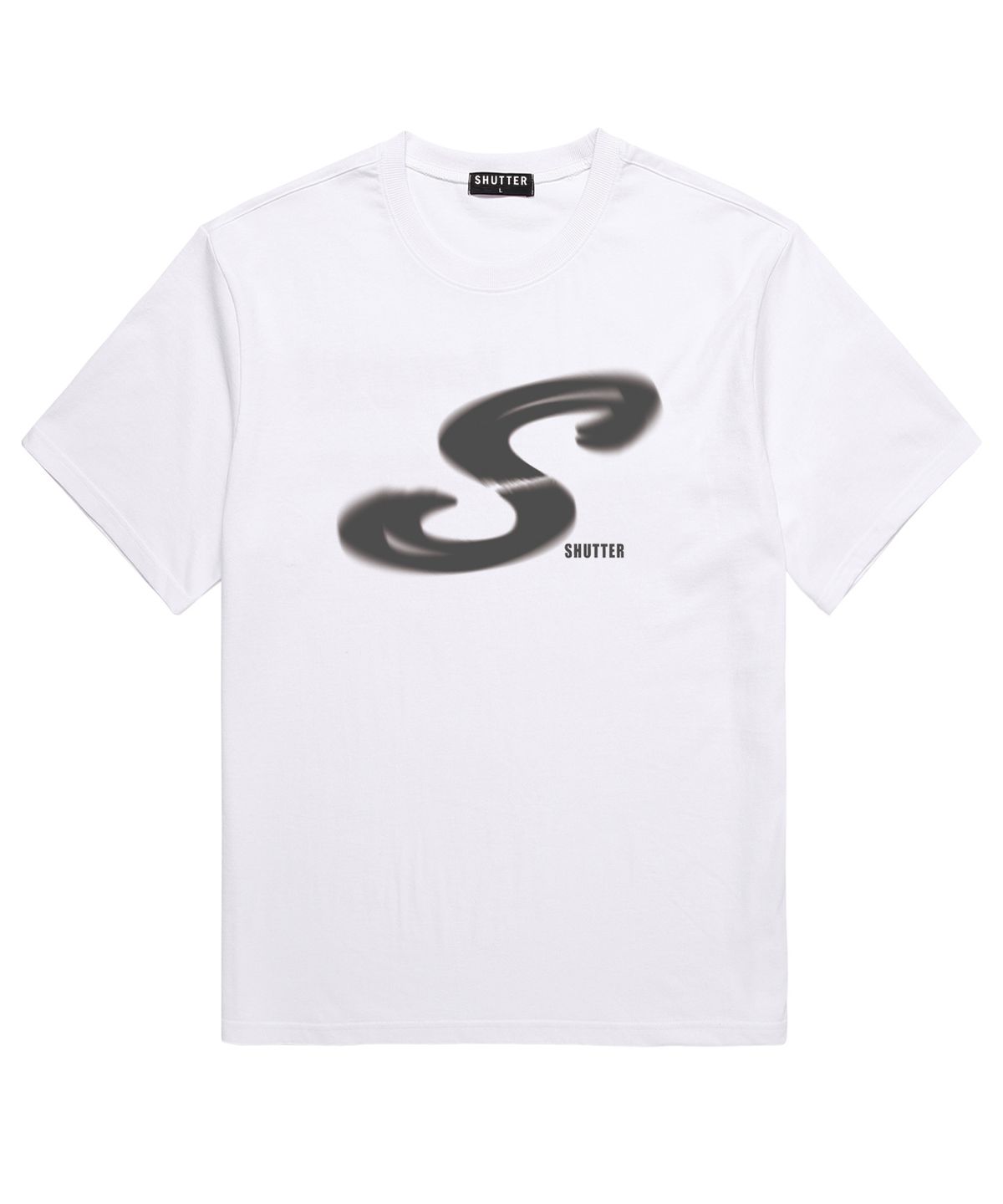 셔터(SHUTTER) S LOGO 반팔 티셔츠 (SS039) 화이트