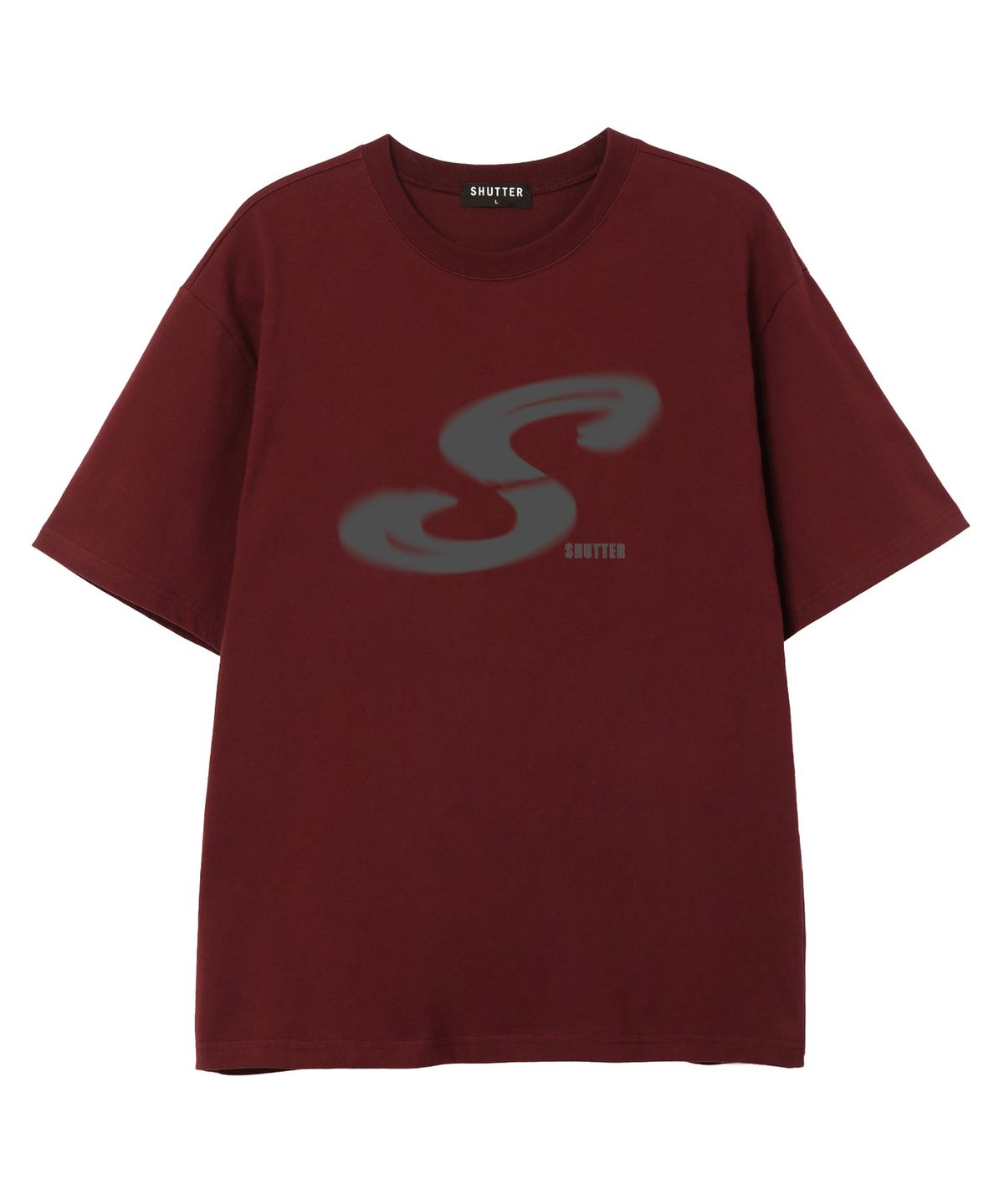 셔터(SHUTTER) S LOGO 반팔 티셔츠 (SS039) 버건디