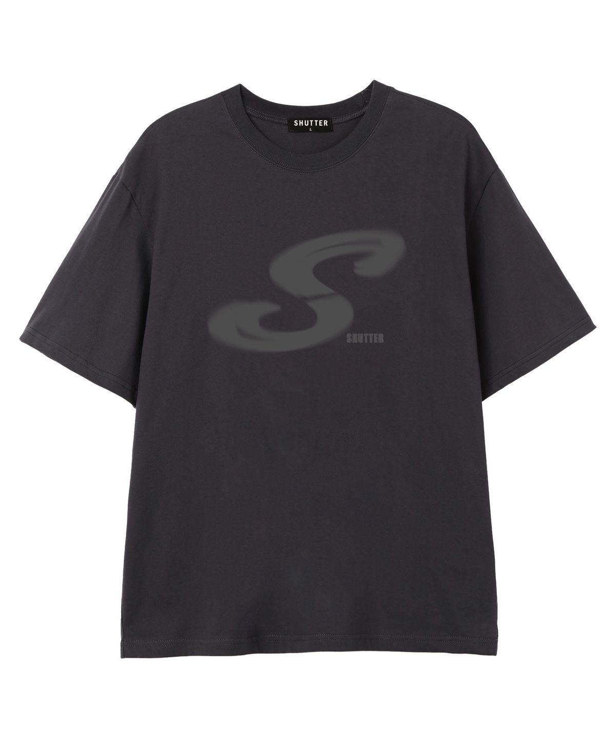 셔터(SHUTTER) S LOGO 반팔 티셔츠 (SS039) 차콜