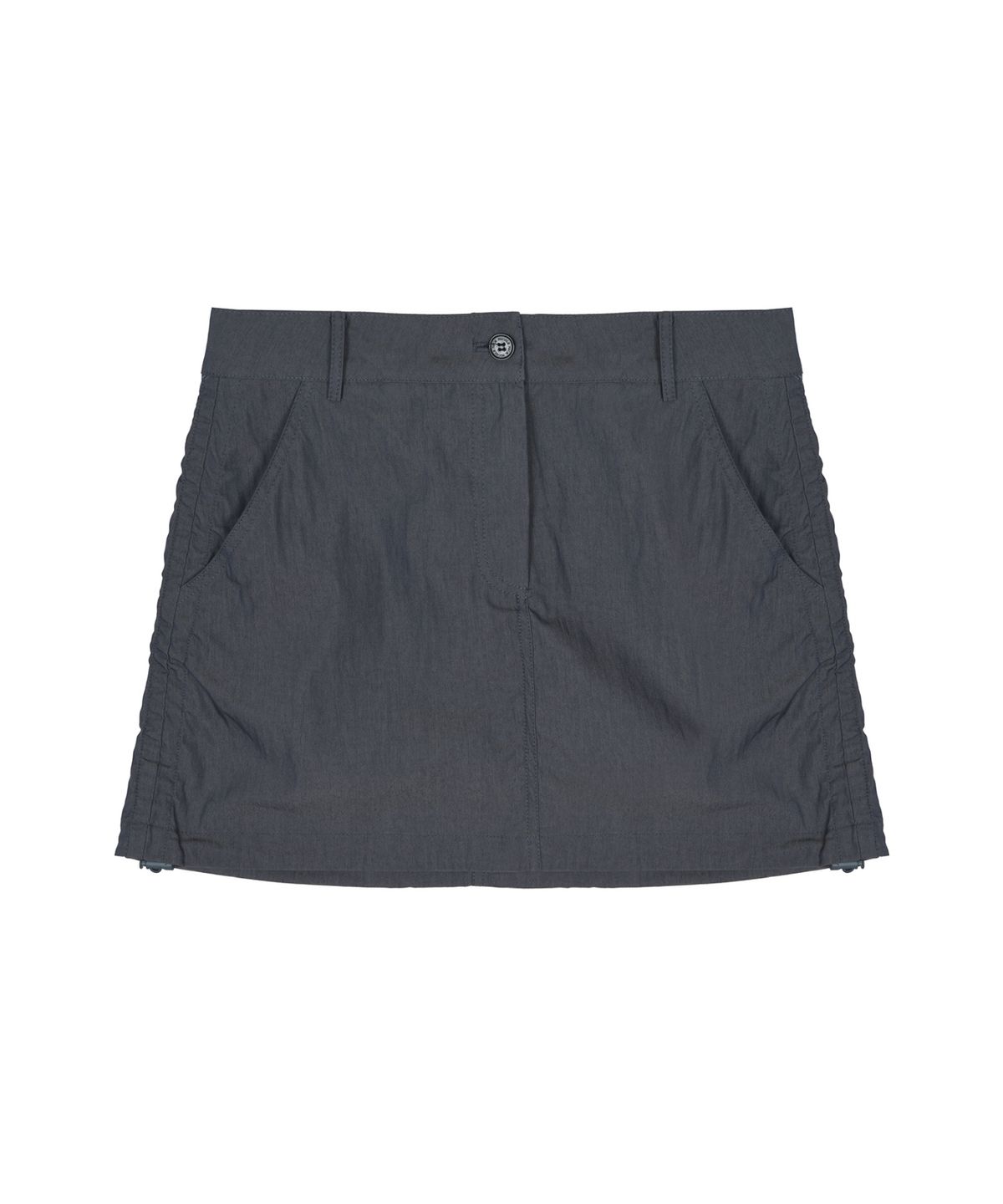 닉앤니콜(NICK&NICOLE) NICOLE SHIRRING MINI SKIRT_DENIM