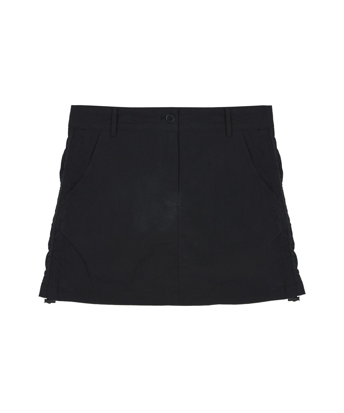 닉앤니콜(NICK&NICOLE) NICOLE SHIRRING MINI SKIRT_BLACK