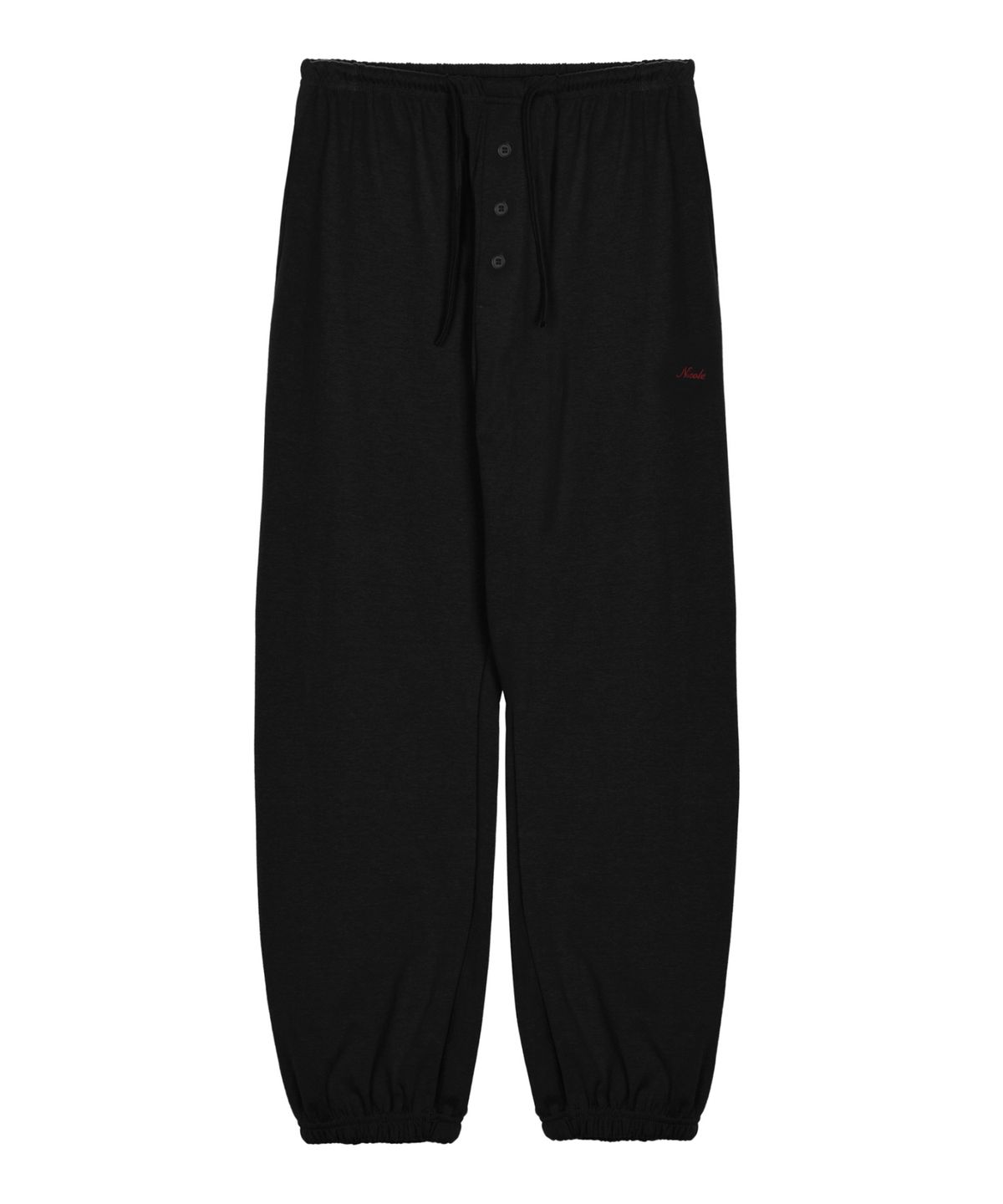 닉앤니콜(NICK&NICOLE) HENLEY JOGGER SWEAT PANTS_BLACK