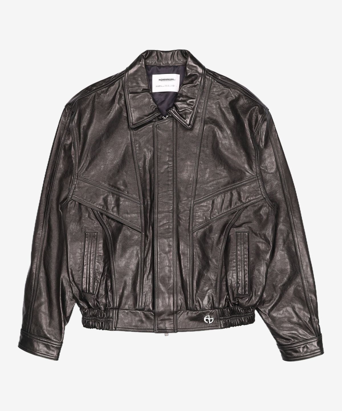 노매뉴얼(NOMANUAL) F.P LEATHER JACKET - BLACK L