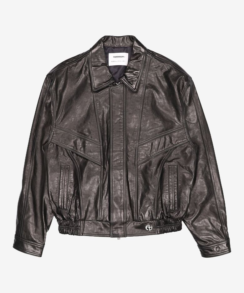 F.P LEATHER JACKET - BLACK L