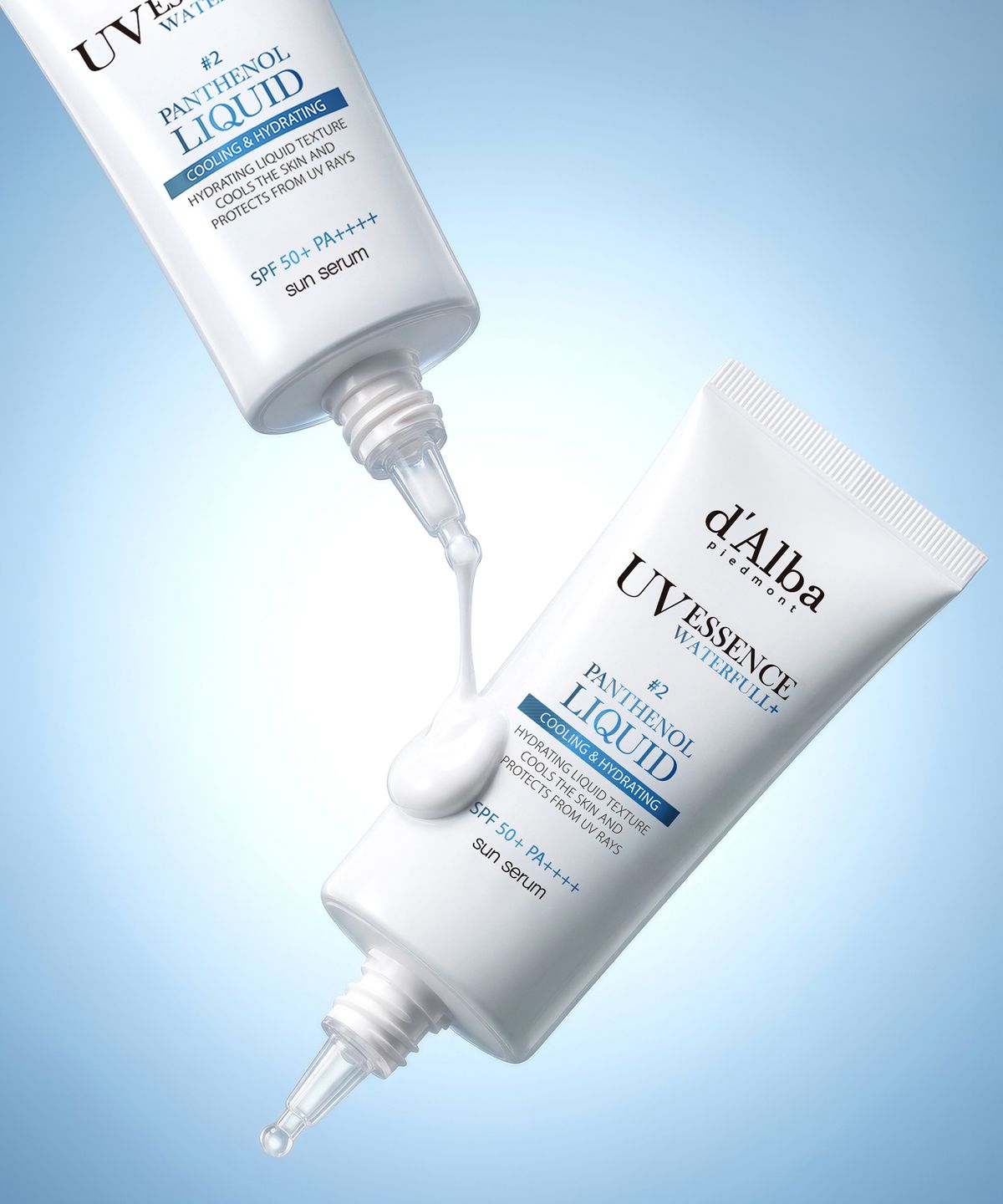 달바(D'ALBA) 워터풀 판테놀 리퀴드 에센스 선세럼 50ml+50ml