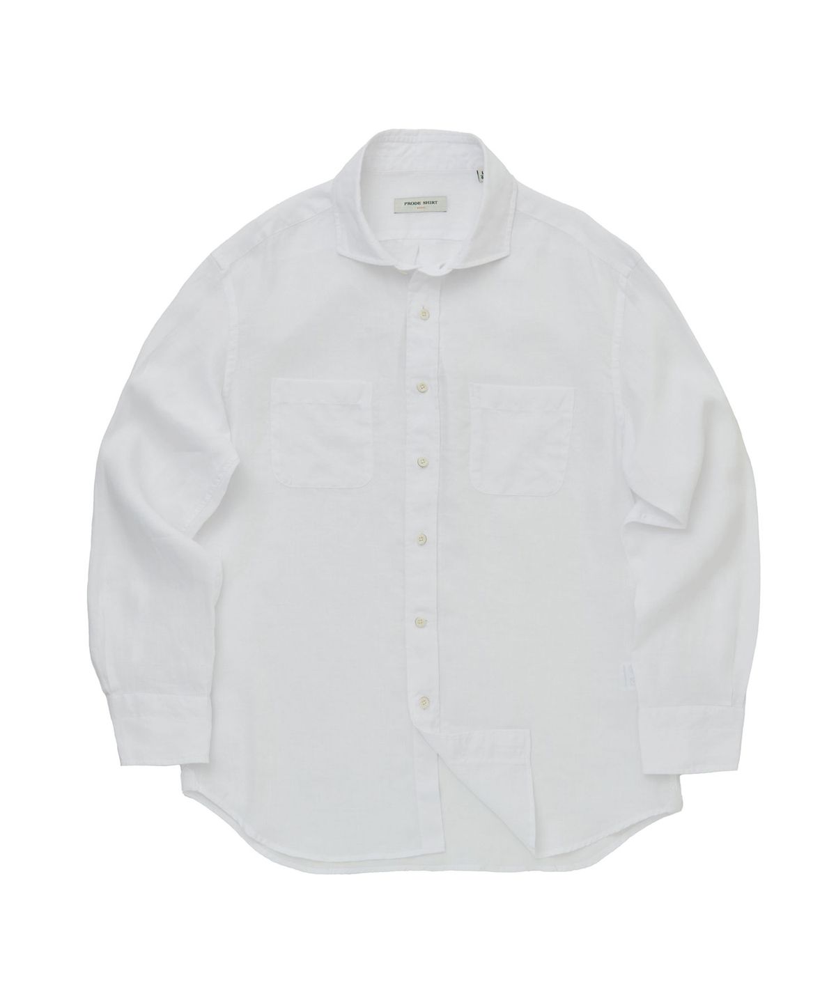 프로드셔츠(PRODESHIRT) [레귤러]L-400 프리미엄 린넨  셔츠 (화이트)