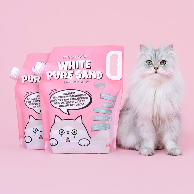 천연모래 화이트 퓨어 샌드 6kg x2개