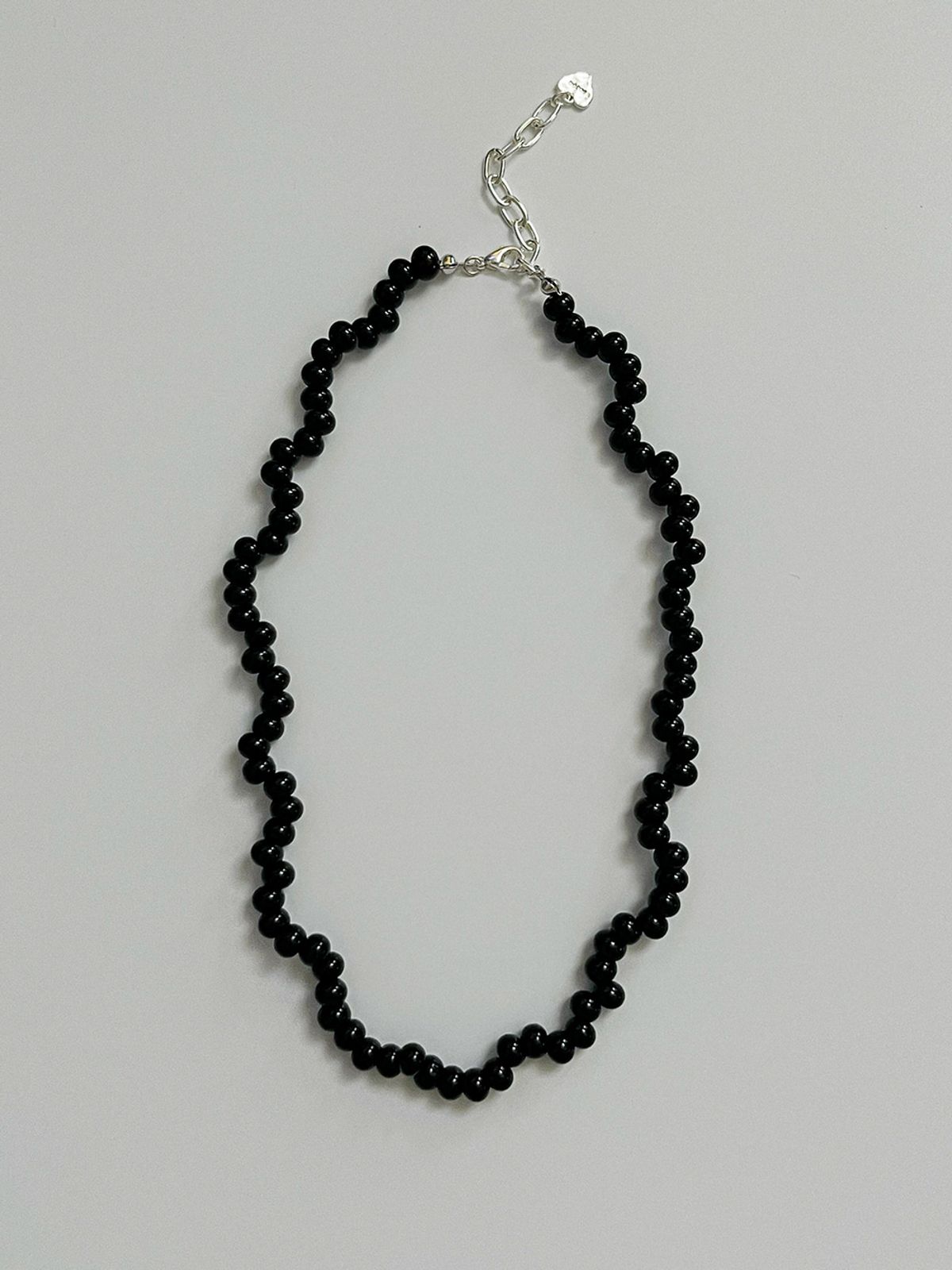 소수(SOSOO) Zigzag Bibi Necklace [black]
