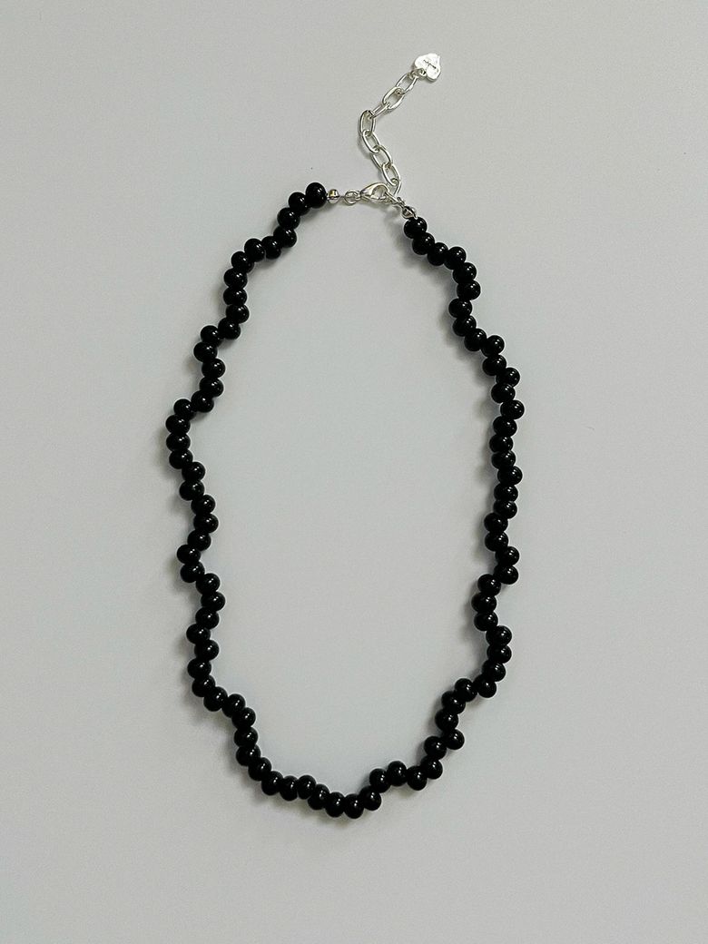 Zigzag Bibi Necklace [black]