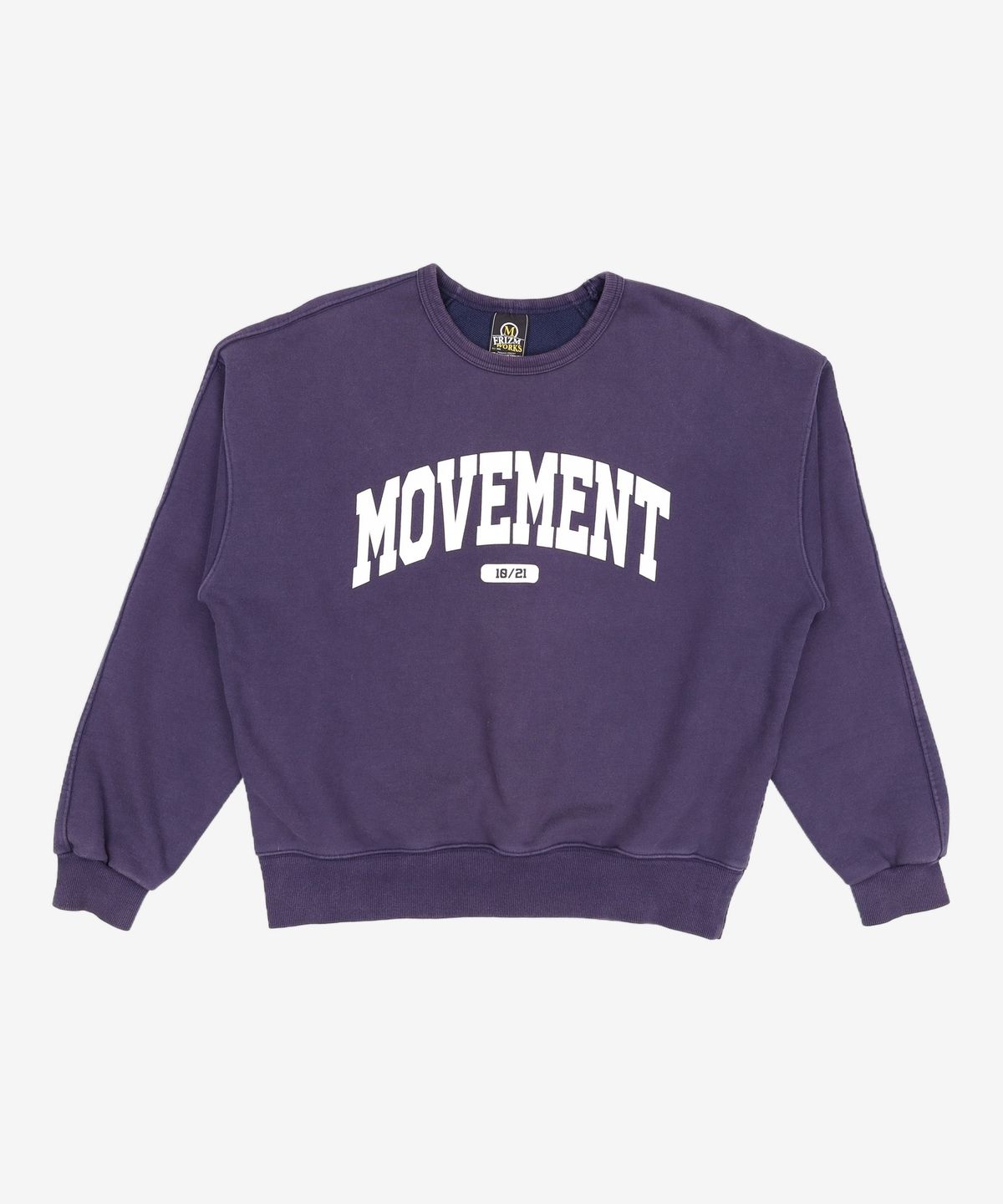 프리즘웍스(FRIZMWORKS) MOVEMENT LOGO SWEATSHIRT _ NAVY M