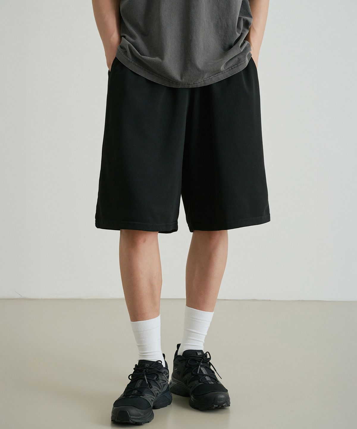 크레드먼스(CREEDMENS) 데일리 스웨트 6부 버뮤다 쇼츠