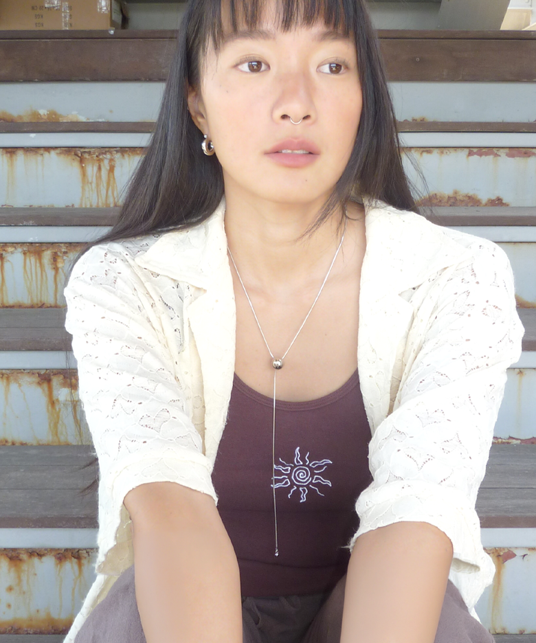 slid ball necklace
