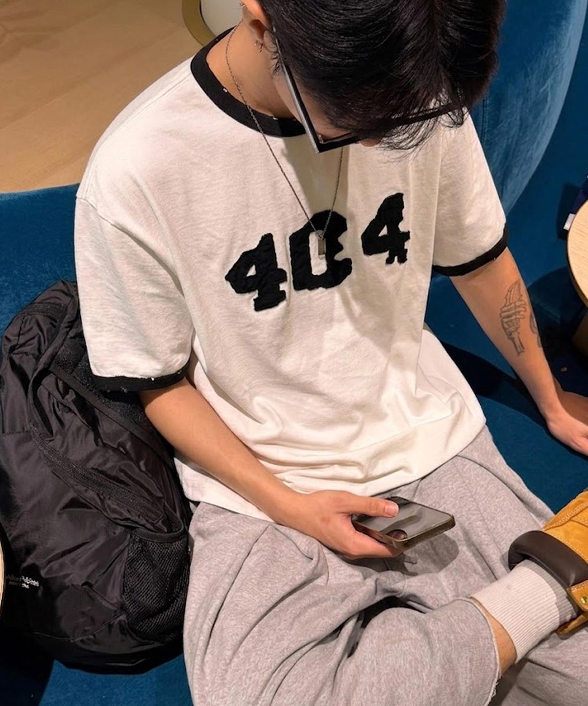씨에이치사공사(CH.404) 404 RINGER TEE WHITE