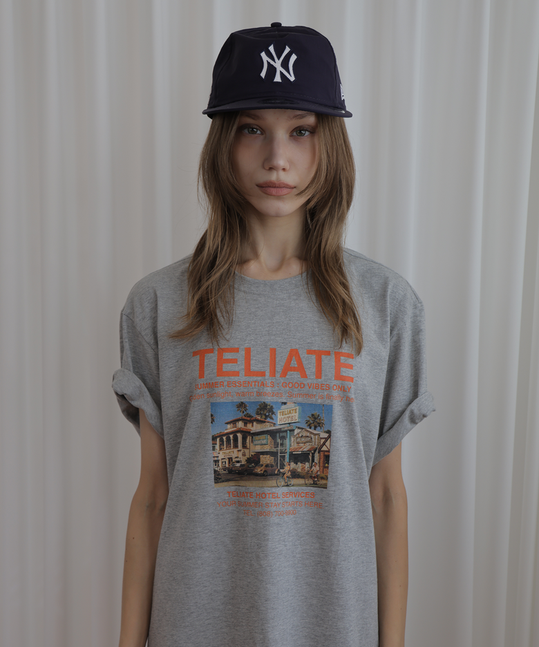 Hotel Cotton T-Shirt (Melange Gray)