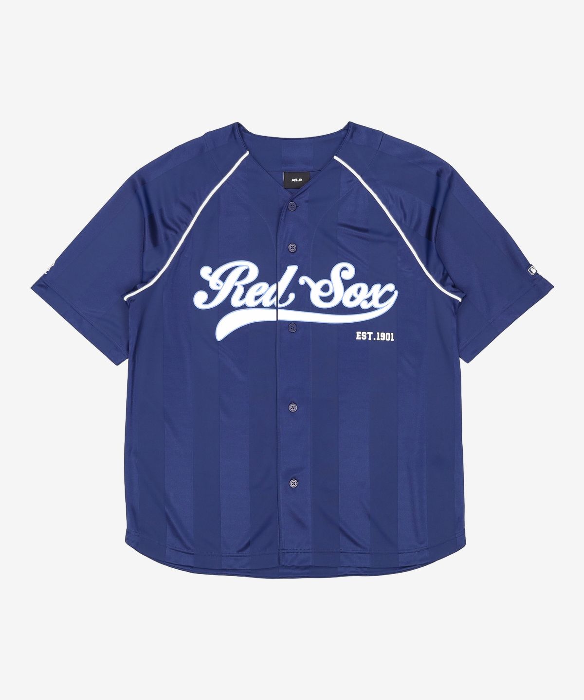 엠엘비(MLB) 바시티 하이글로시 베이스볼 셔츠 BOS (Navy) L