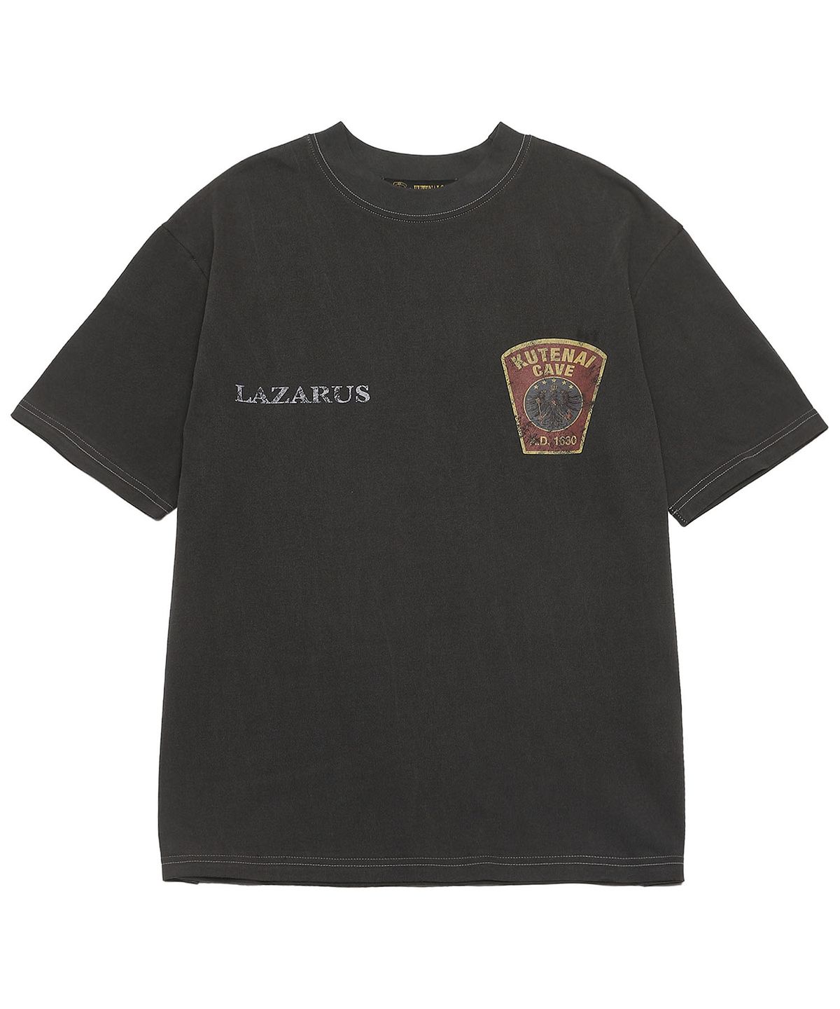 쿠테나이 케이브(KUTENAI CAVE) LAZARUS overfit pigment tee