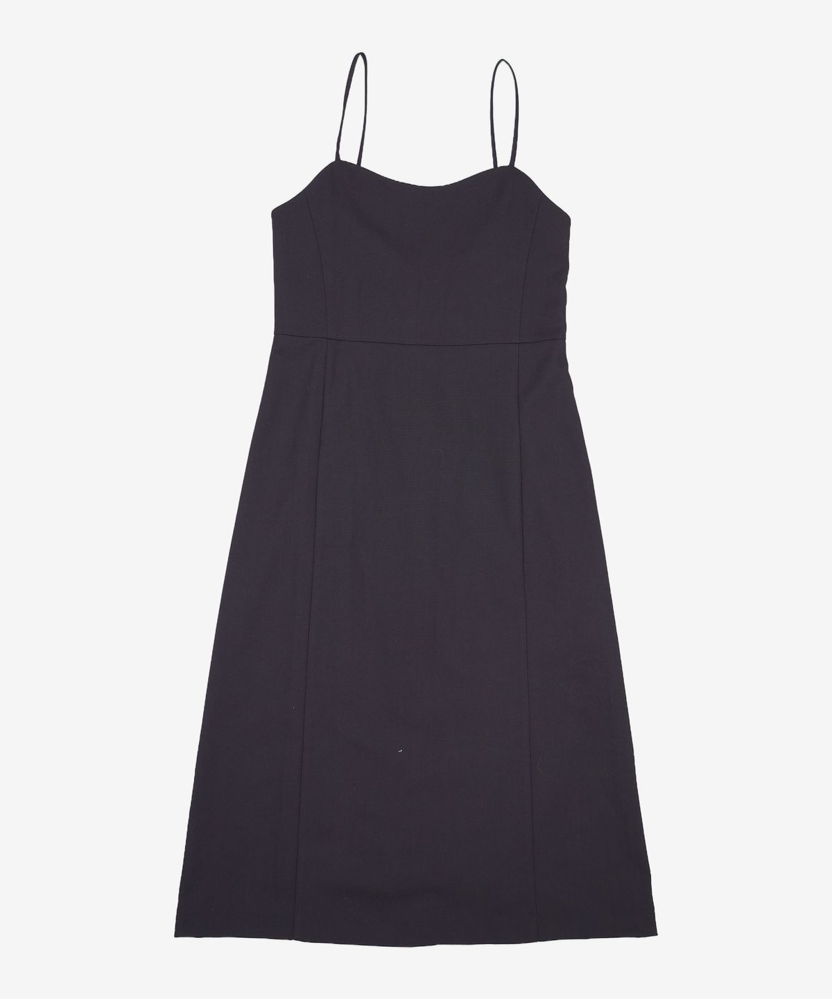 비뮤즈맨션(BEMUSE MANSION) Back v layered dress - Black