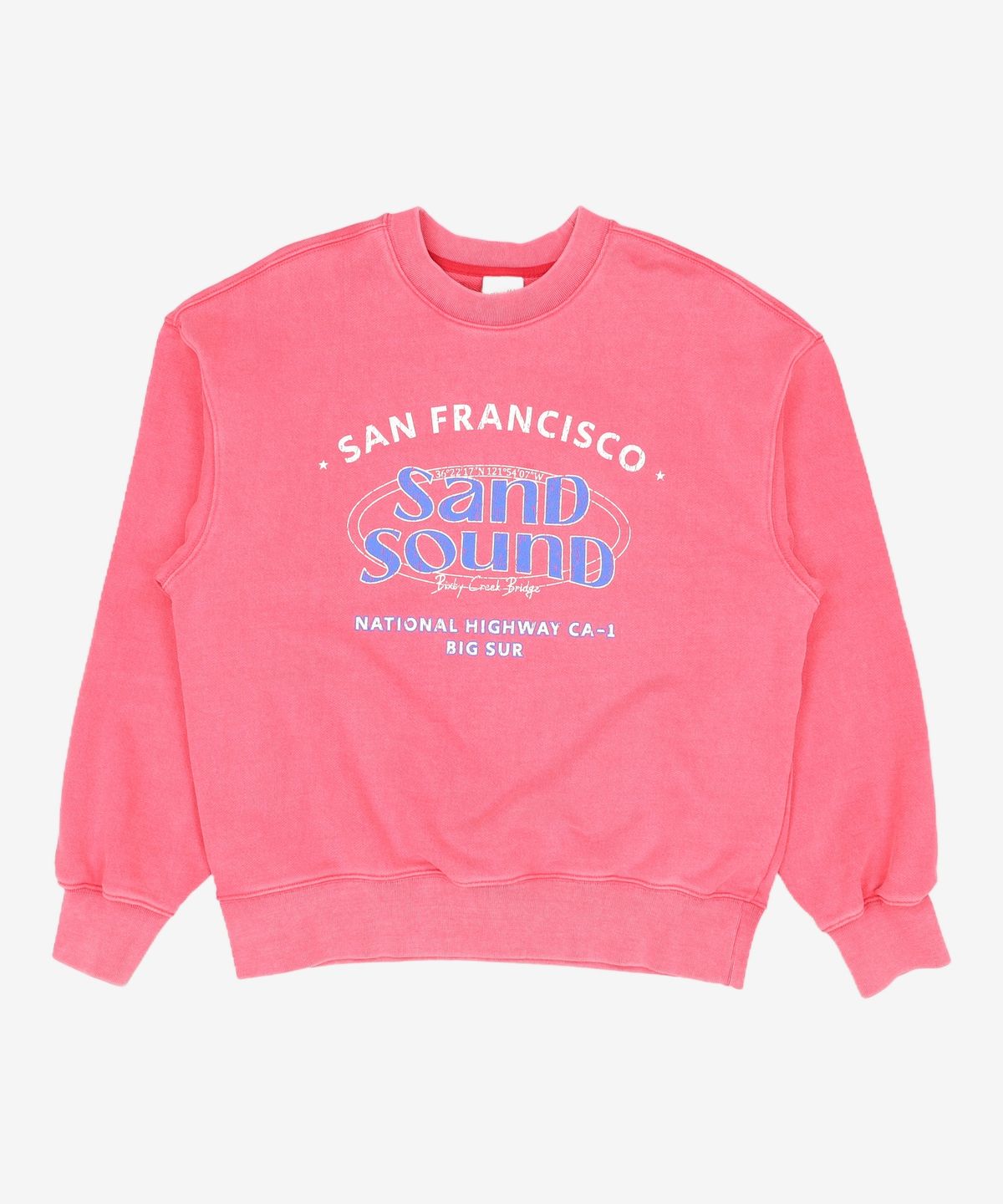 샌드 사운드(SAND SOUND) Graphic Printed Sweatshirt - Red S